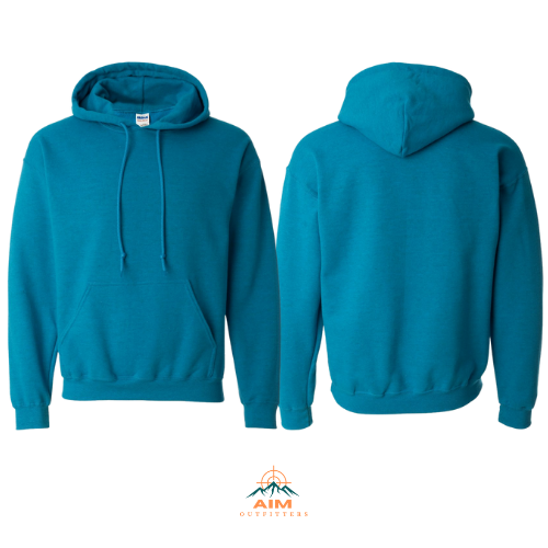 Custom Logo Gildan Heavy Blend Hoodie Front/Back