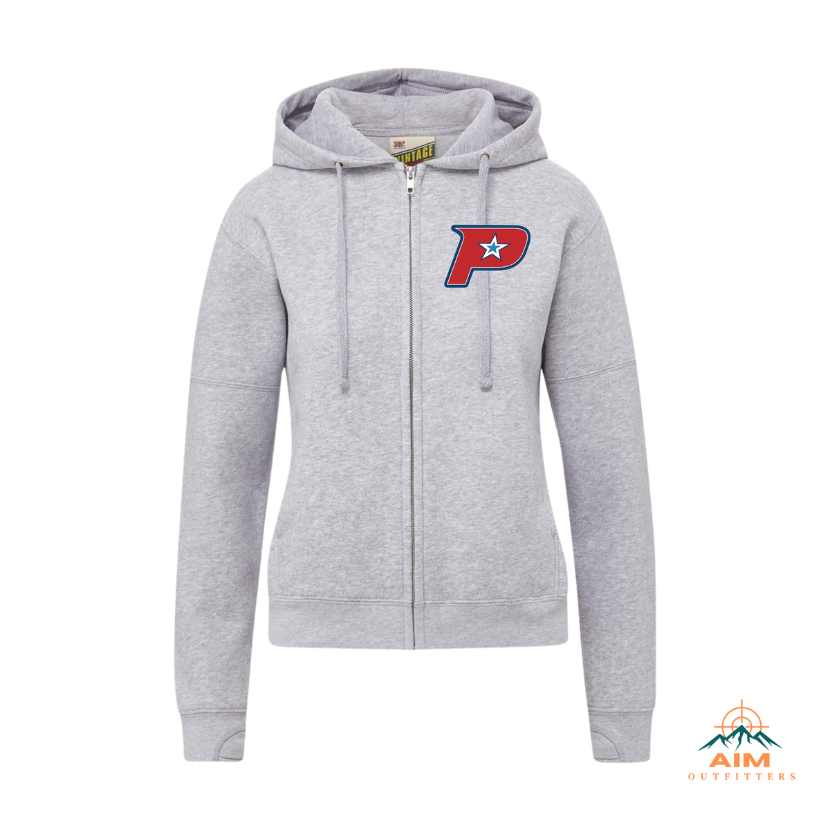 Pride full zip ladies hoodie