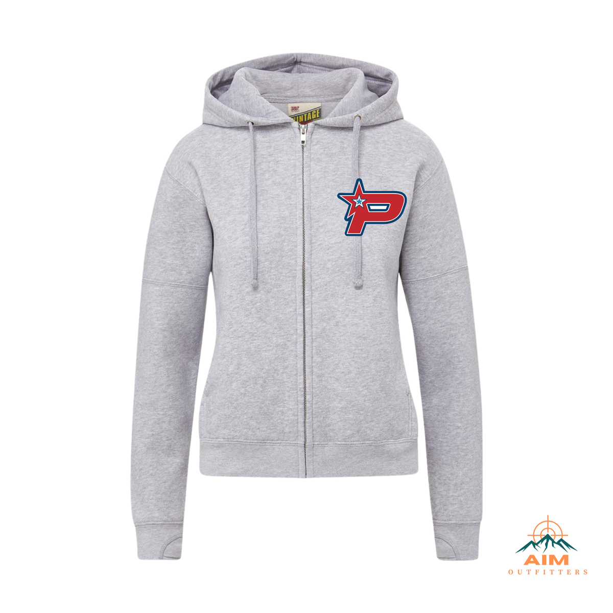 Pride full zip ladies hoodie