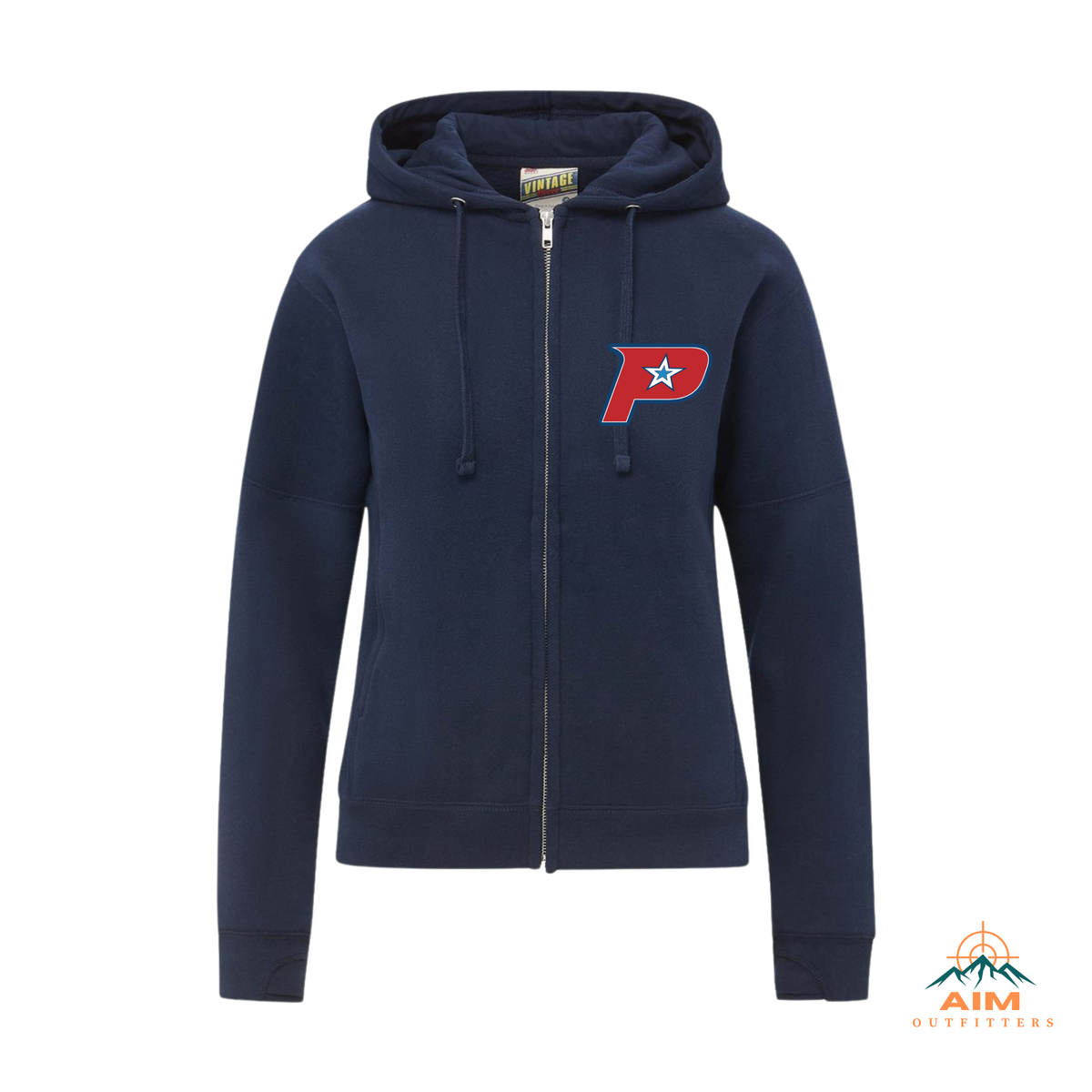 Pride full zip ladies hoodie