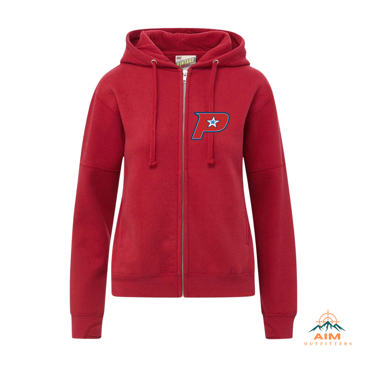 Pride full zip ladies hoodie