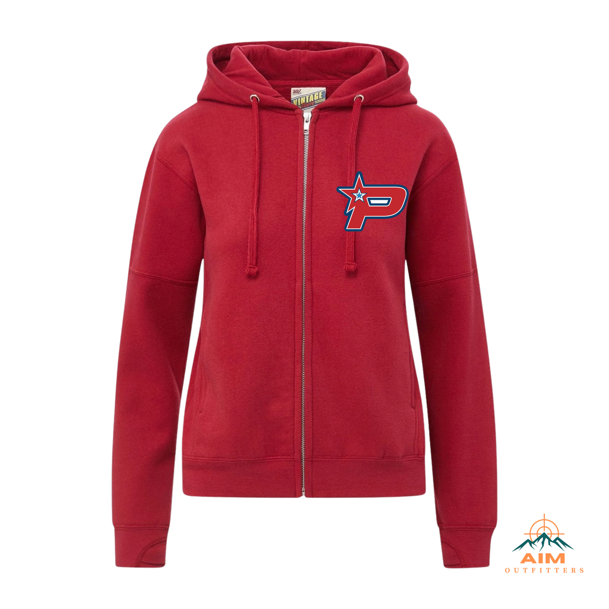 Pride full zip ladies hoodie