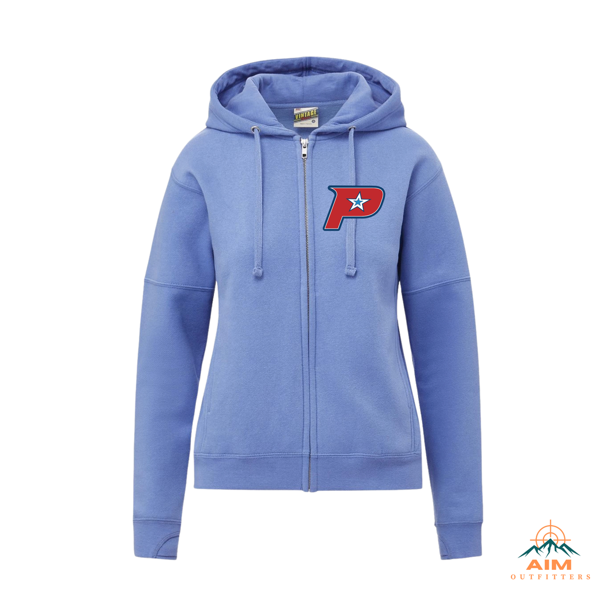 Pride full zip ladies hoodie