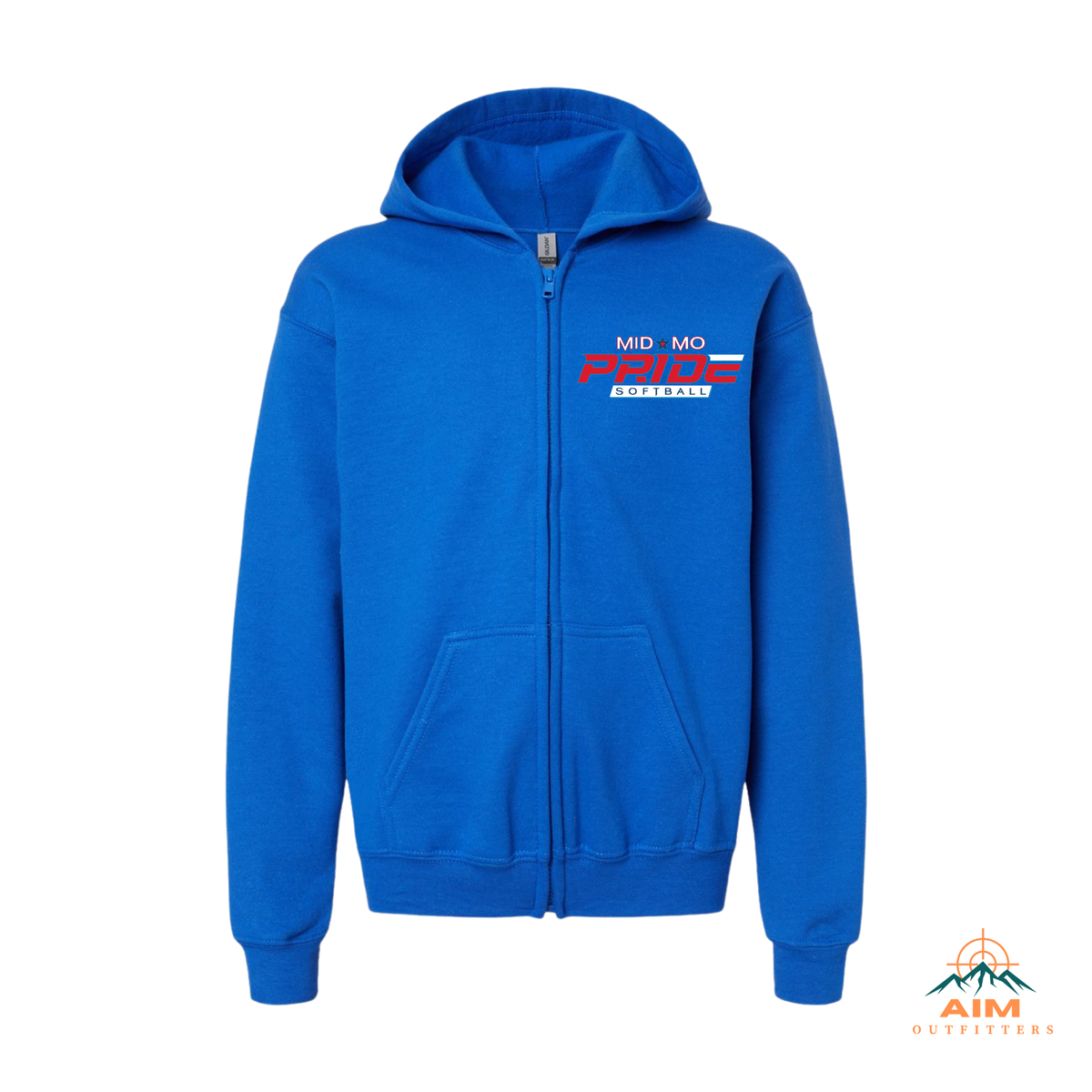 Pride Youth full zip Hoodie