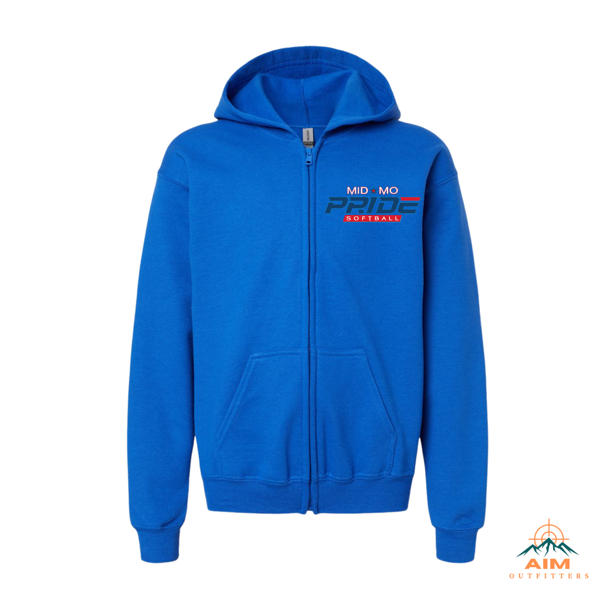 Pride Youth full zip Hoodie