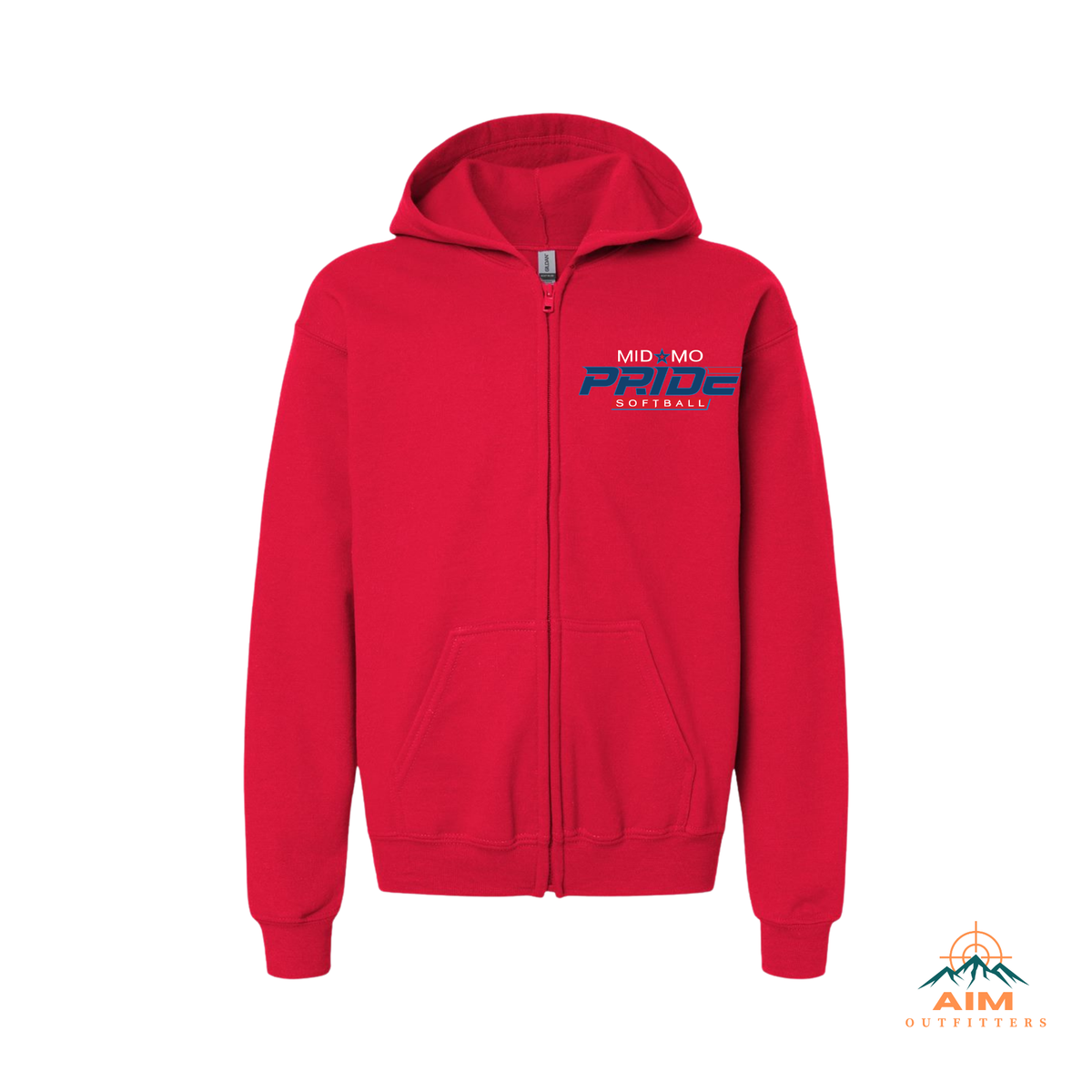 Pride Youth full zip Hoodie
