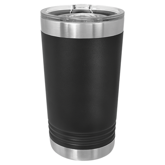 Custom 16oz pint with slider lid