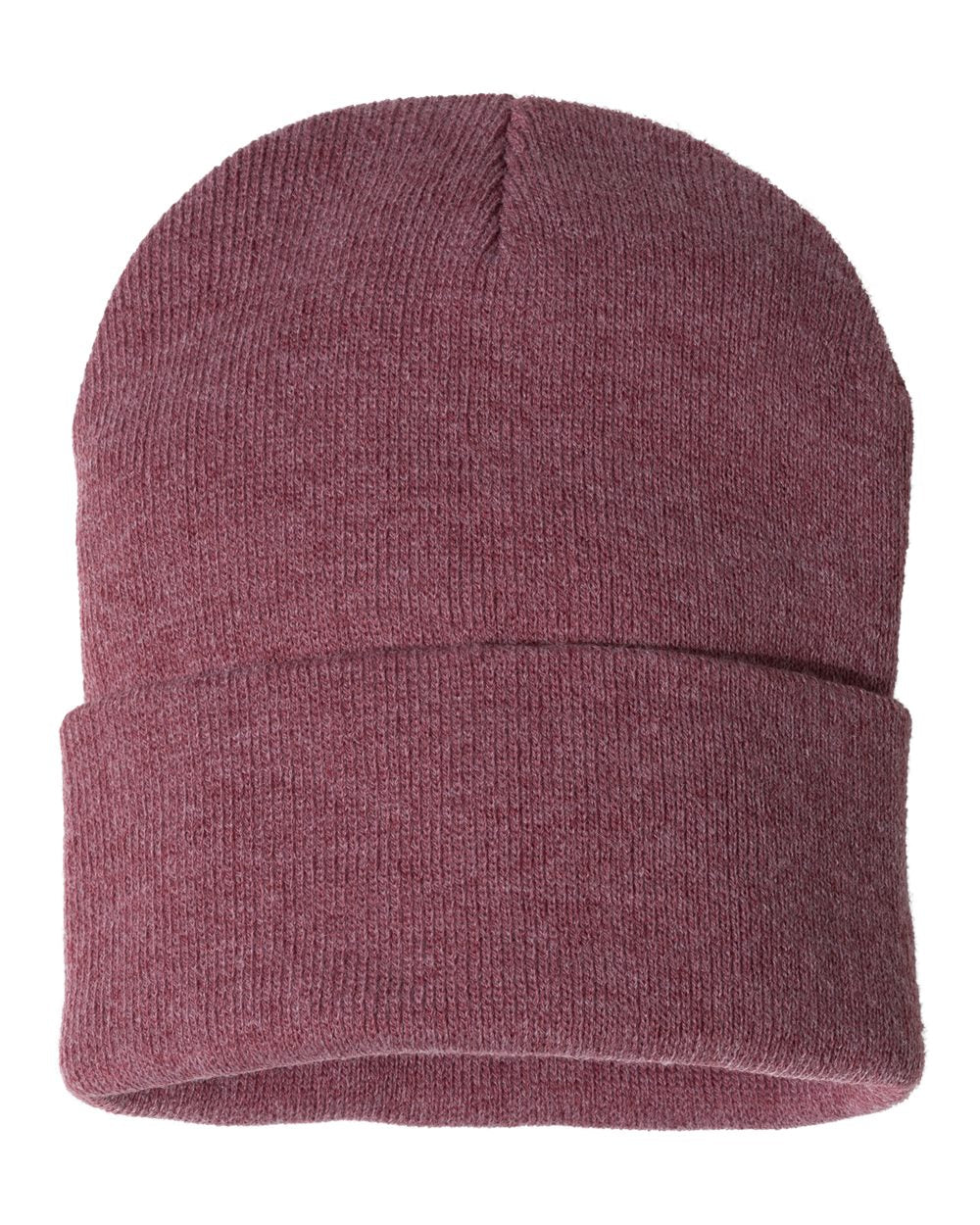 Custom Sportsman 12" Beanie with Leatherette Patch – Engraved or Full-Color Logo
