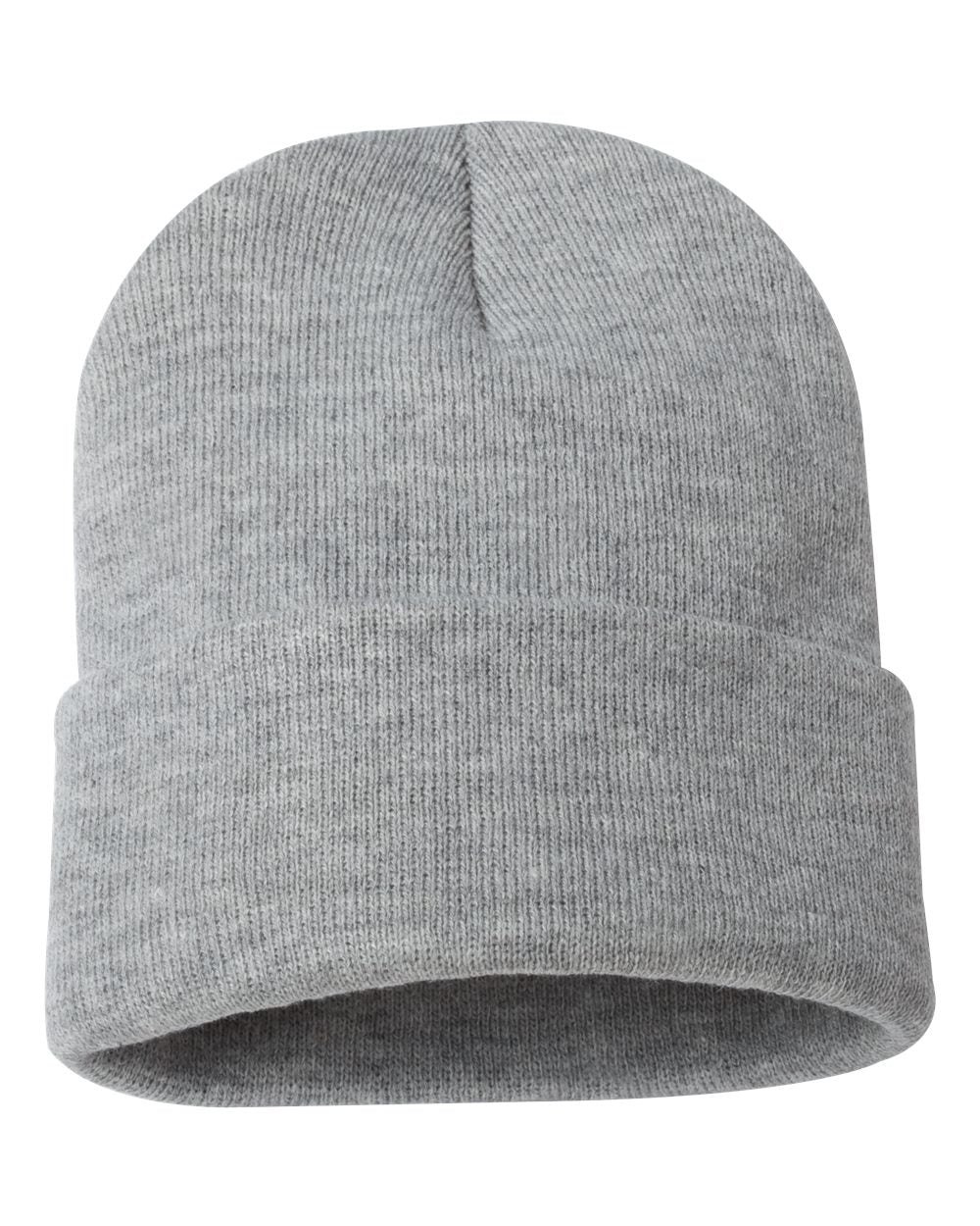 Custom Sportsman 12" Beanie with Leatherette Patch – Engraved or Full-Color Logo