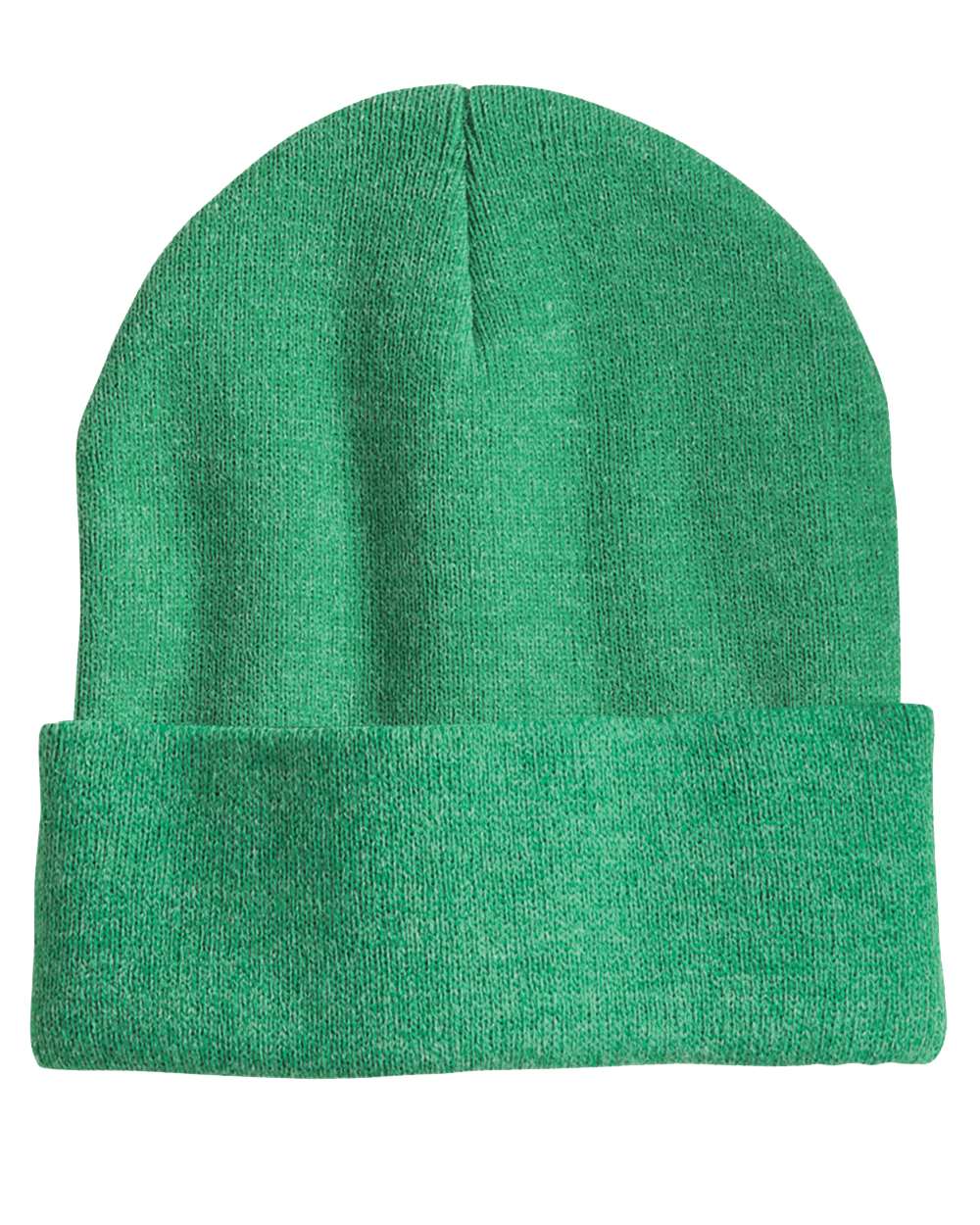 Custom Sportsman 12" Beanie with Leatherette Patch – Engraved or Full-Color Logo