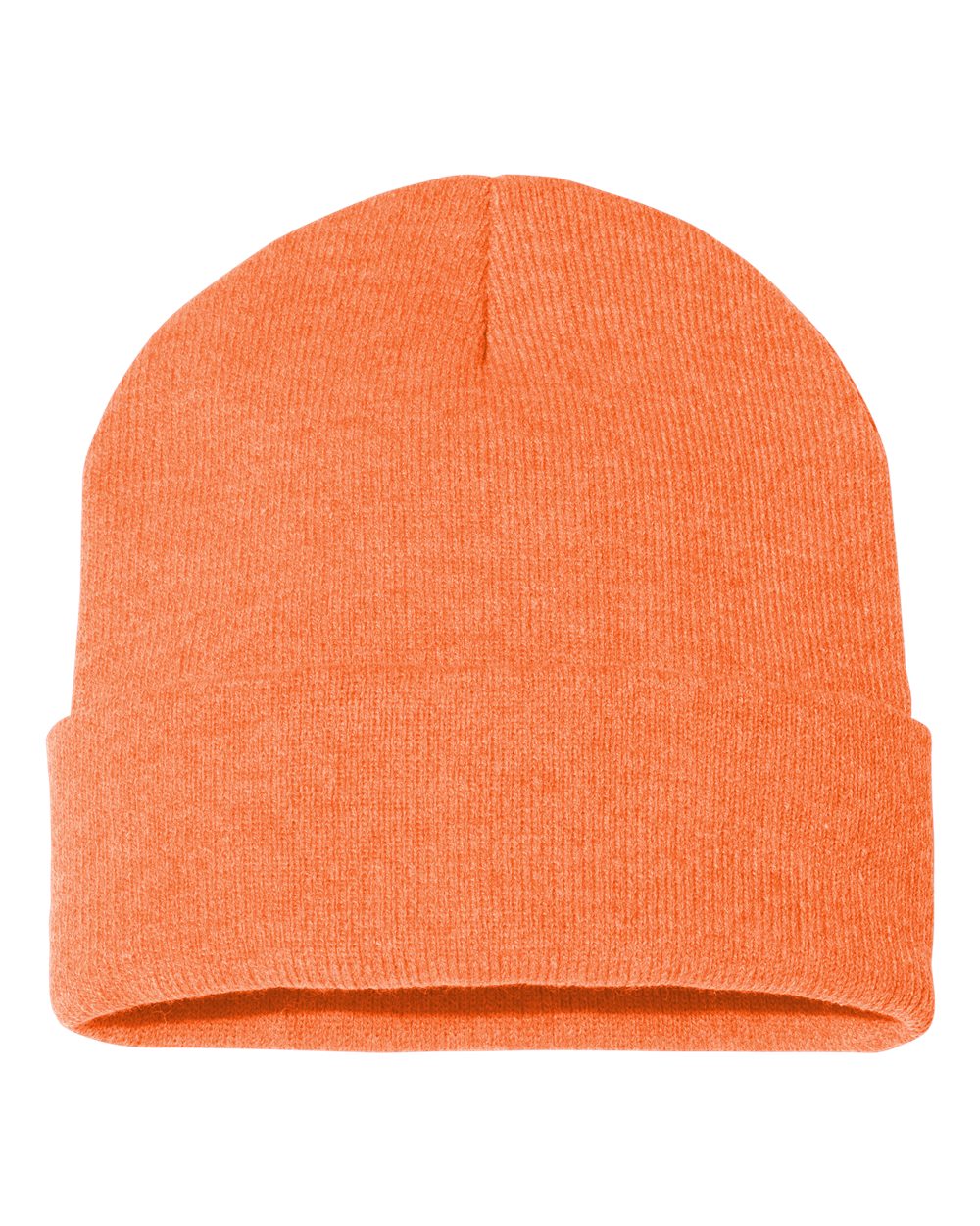 Custom Football Beanie with Personalized Leather Patch | Sportsman 12" Knit Hat