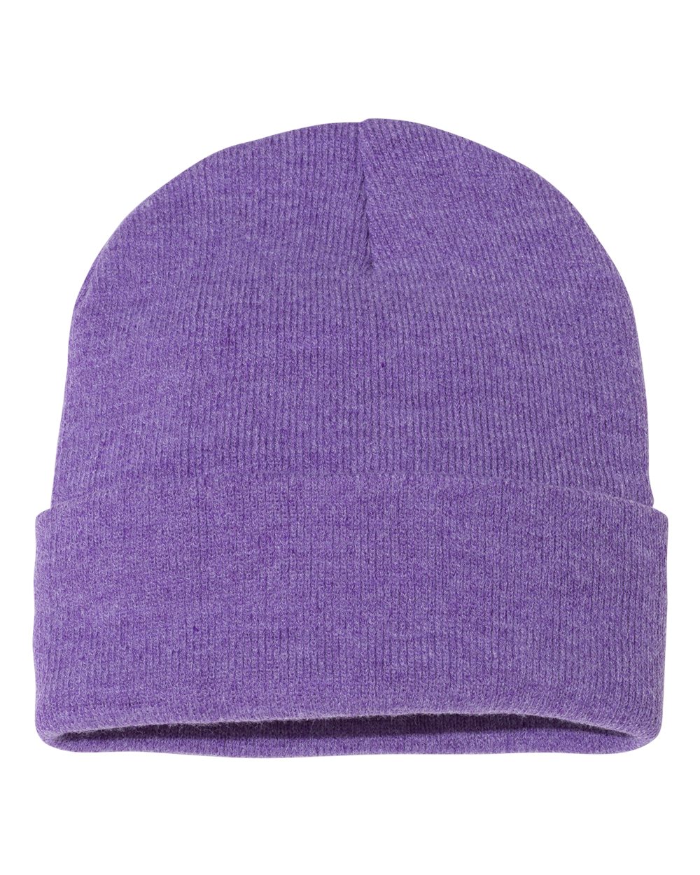Custom Sportsman 12" Beanie with Leatherette Patch – Engraved or Full-Color Logo