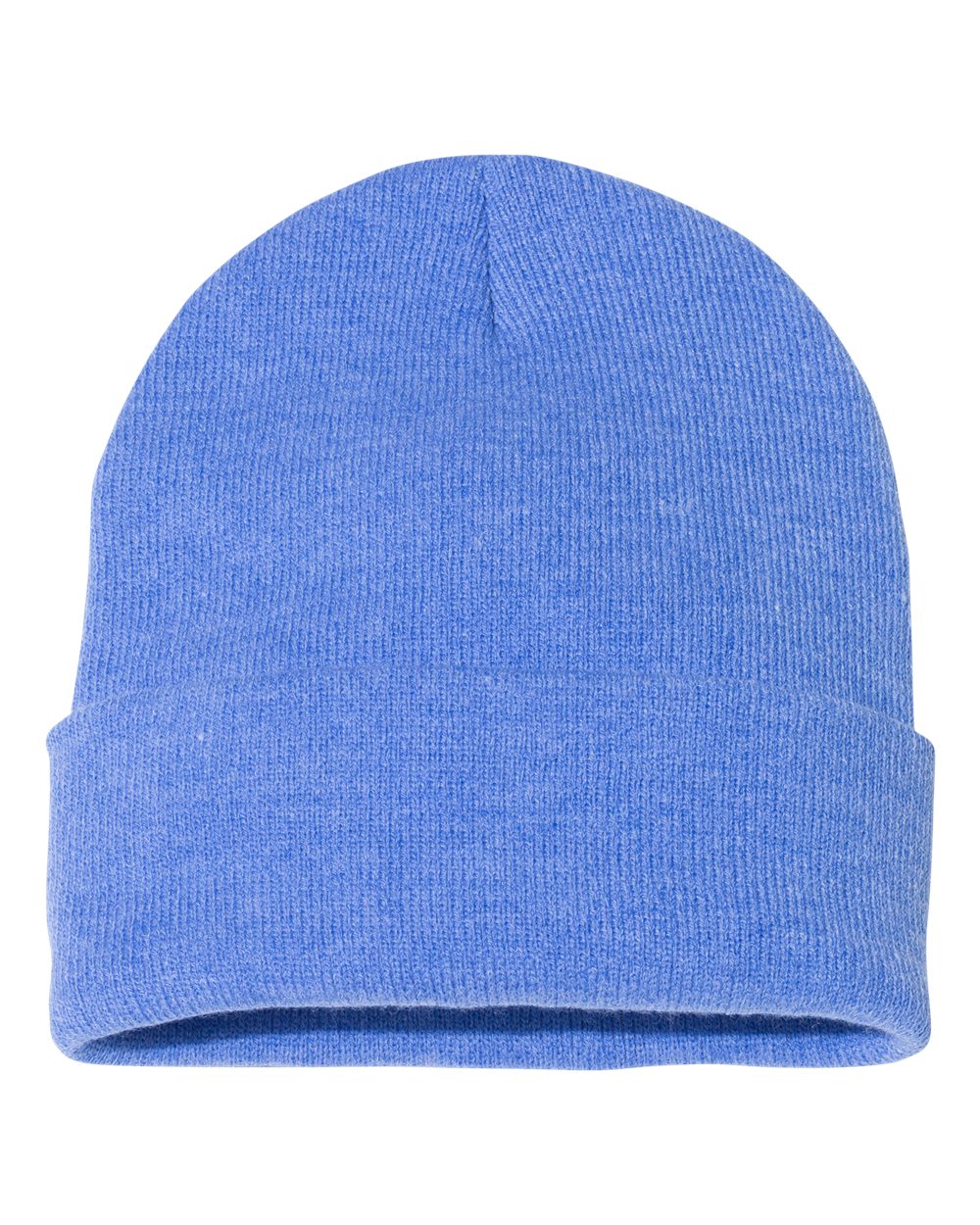 Custom Football Beanie with Personalized Leather Patch | Sportsman 12" Knit Hat