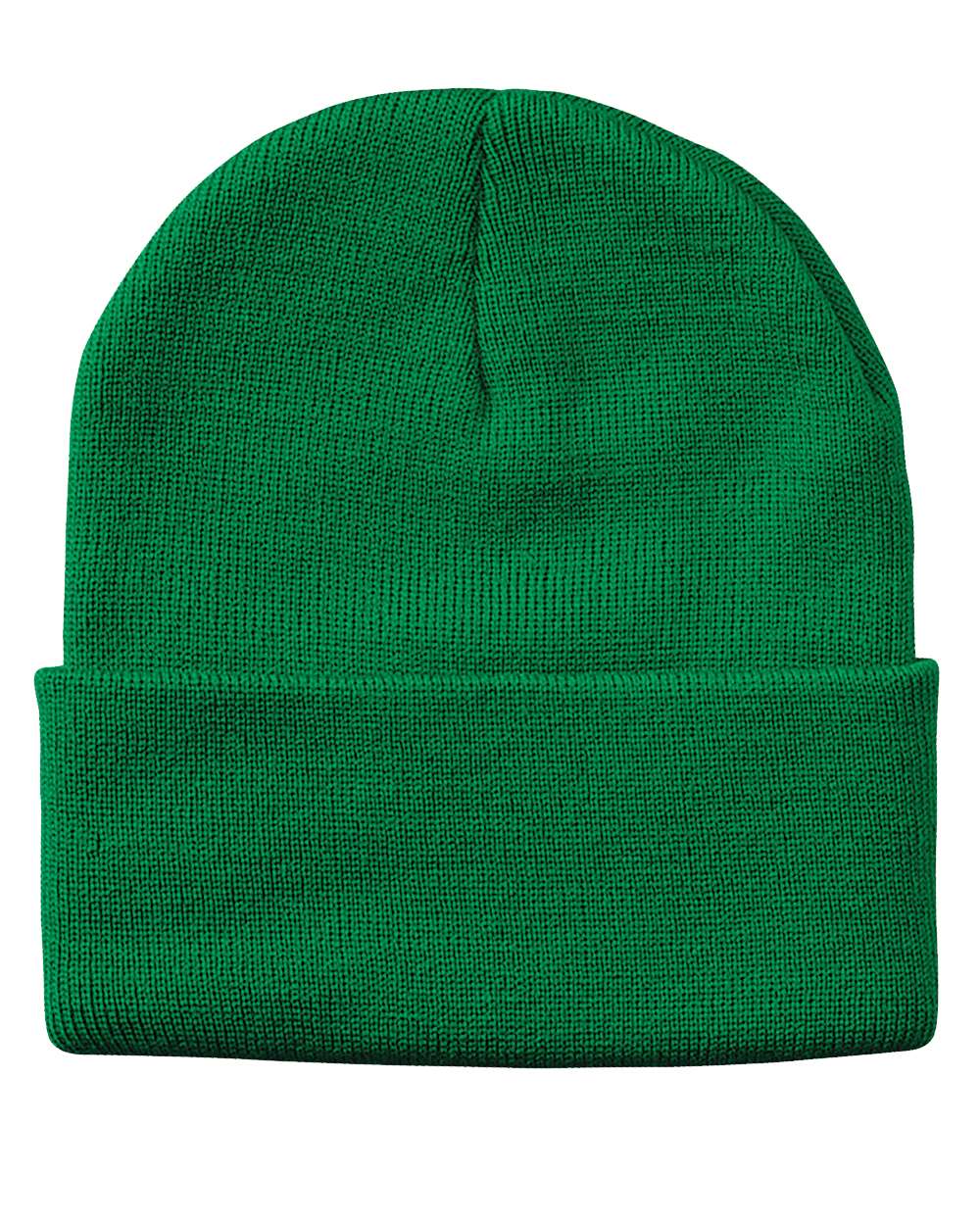 Custom Football Beanie with Personalized Leather Patch | Sportsman 12" Knit Hat