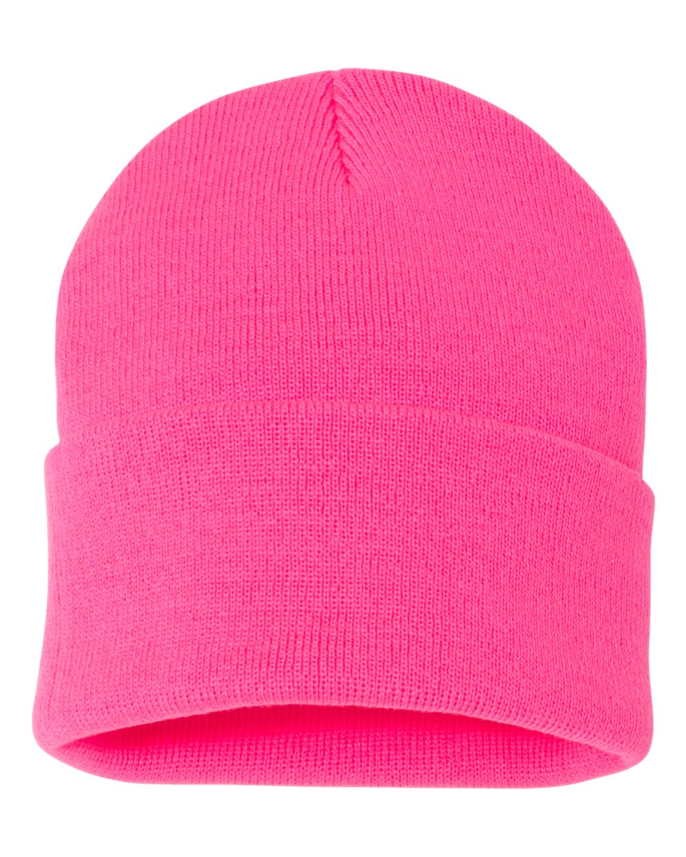 Custom Sportsman 12" Beanie with Leatherette Patch – Engraved or Full-Color Logo