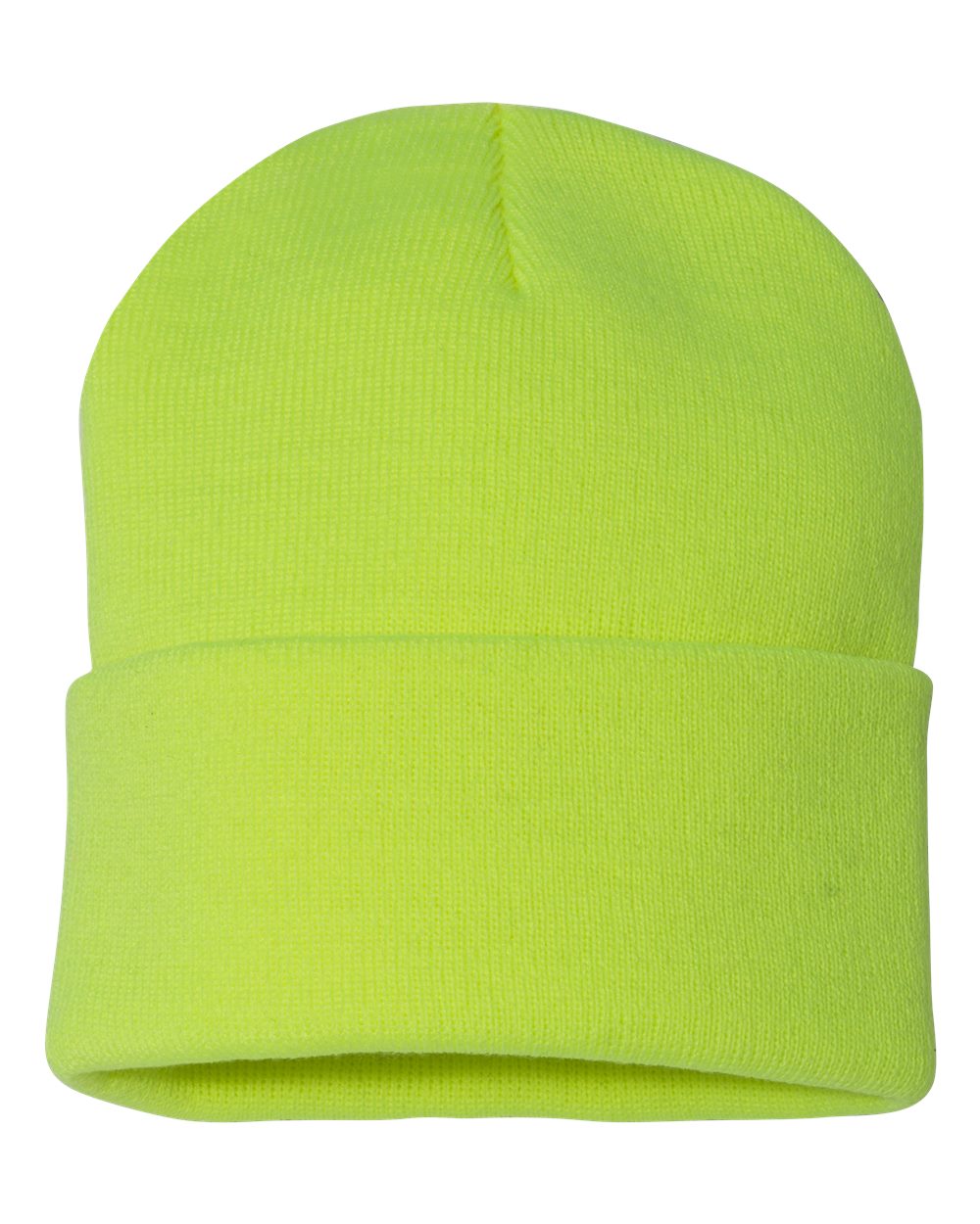 Custom Football Beanie with Personalized Leather Patch | Sportsman 12" Knit Hat