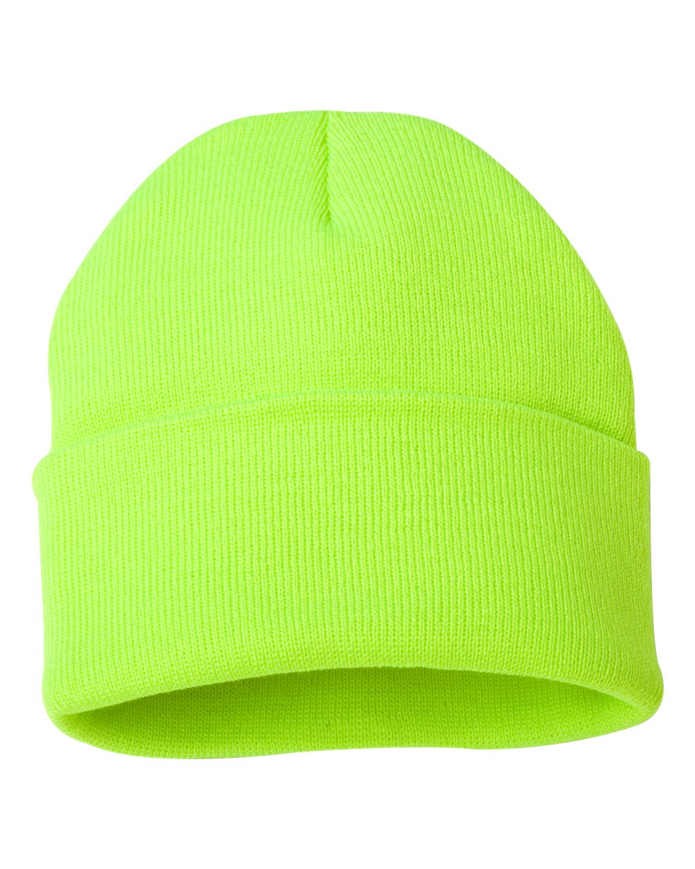 Custom Sportsman 12" Beanie with Leatherette Patch – Engraved or Full-Color Logo