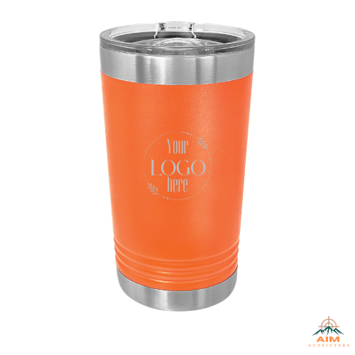 Custom 16oz pint with slider lid