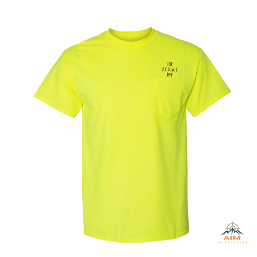 Custom Gildan Pocket T-Shirt – Upload Your Logo or Design